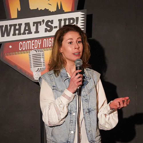 Comedian bij What'S-UP Comedy 12