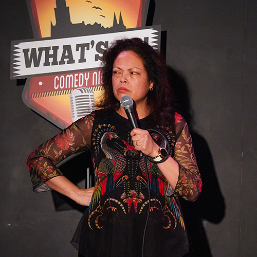 Comedian bij What'S-UP Comedy 10