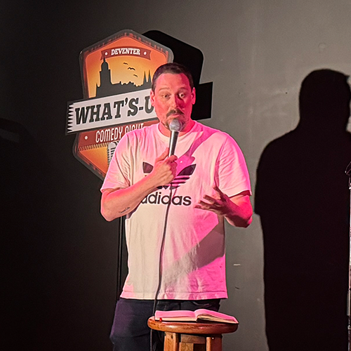 Comedian bij What'S-UP Comedy 2