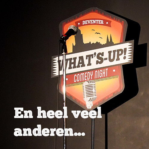 Comedian bij What'S-UP Comedy 15